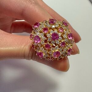 Rosy Designed Sterling Silver Ring